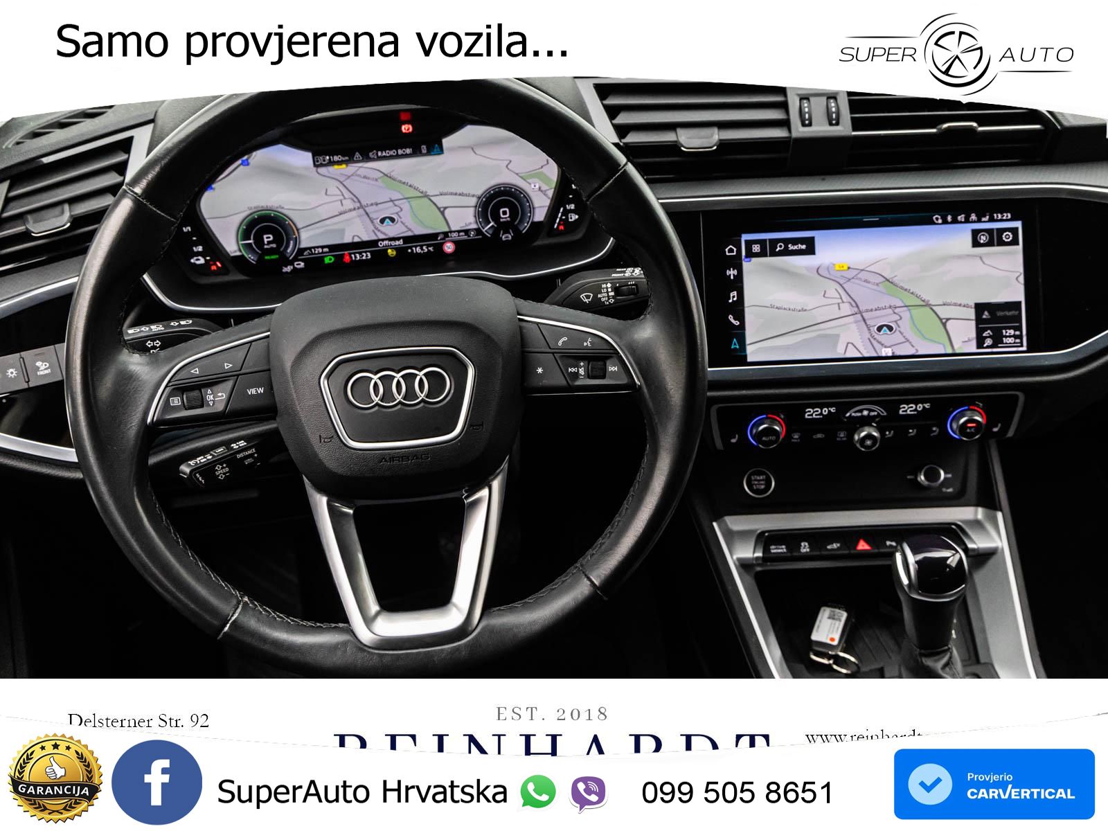 Audi Q3 45 TFSIe (245 KS) S tronic S line LED+GR SJED+ACC