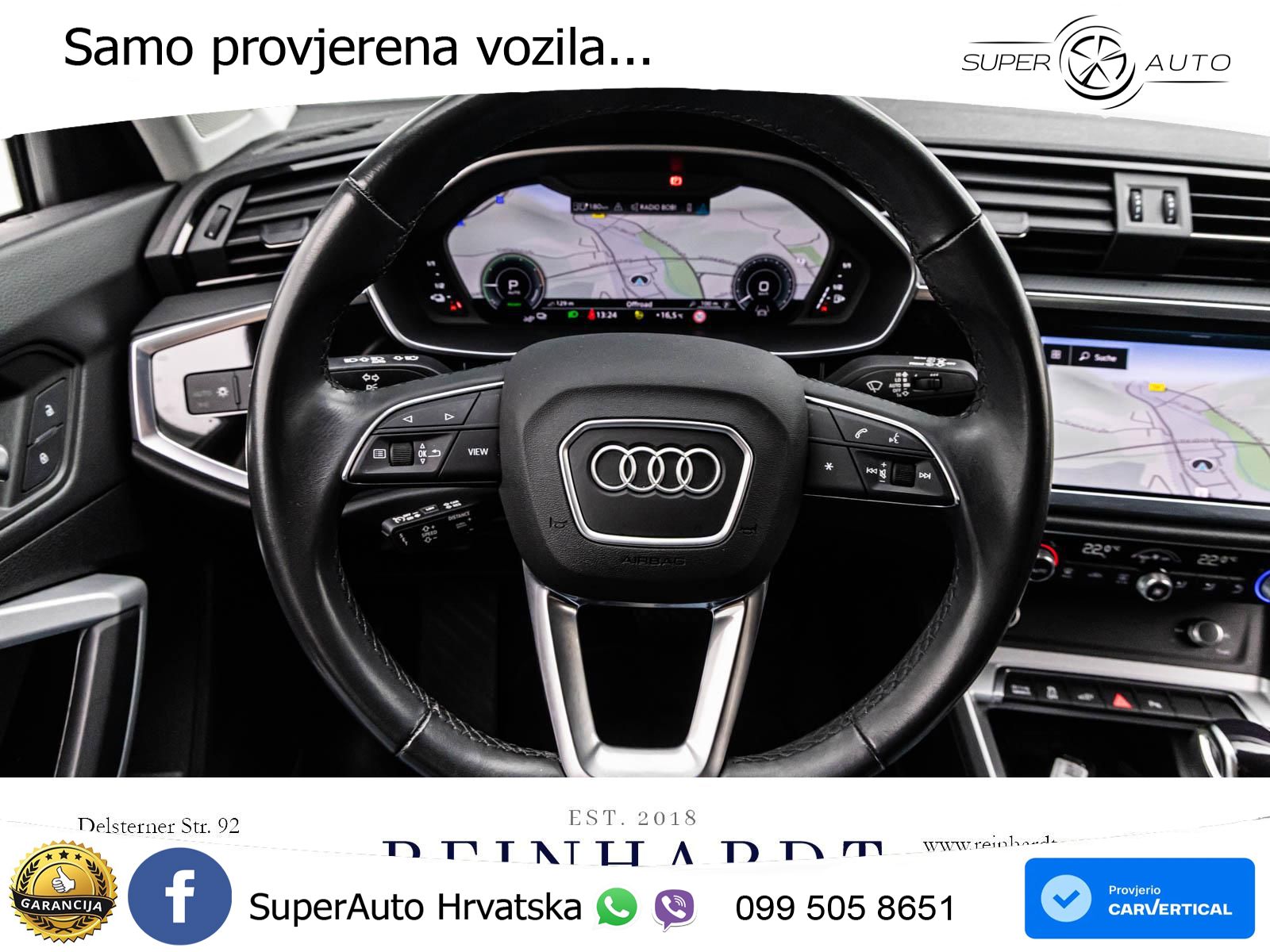 Audi Q3 45 TFSIe (245 KS) S tronic S line LED+GR SJED+ACC