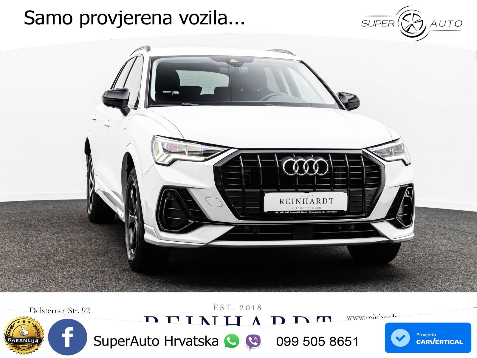 Audi Q3 45 TFSIe (245 KS) S tronic S line LED+GR SJED+ACC