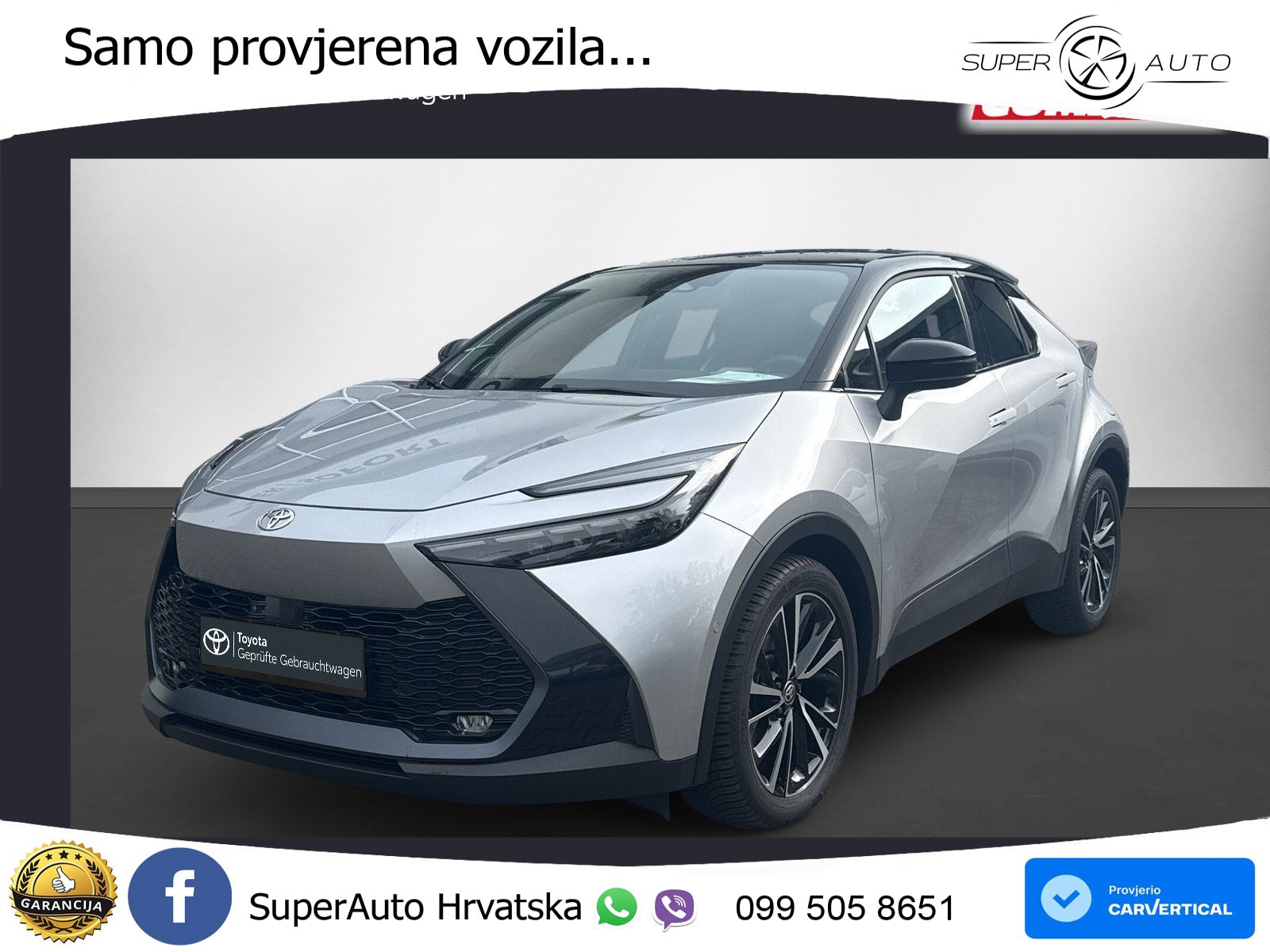 Toyota C-HR 2.0 (223 KS) PHEV e-CVT LED+GR SJED+ACC