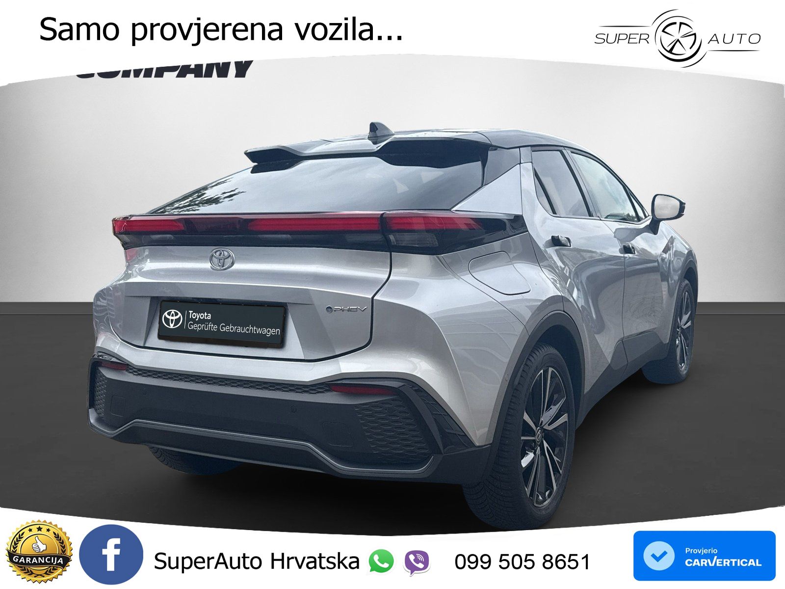 Toyota C-HR 2.0 (223 KS) PHEV e-CVT LED+GR SJED+ACC