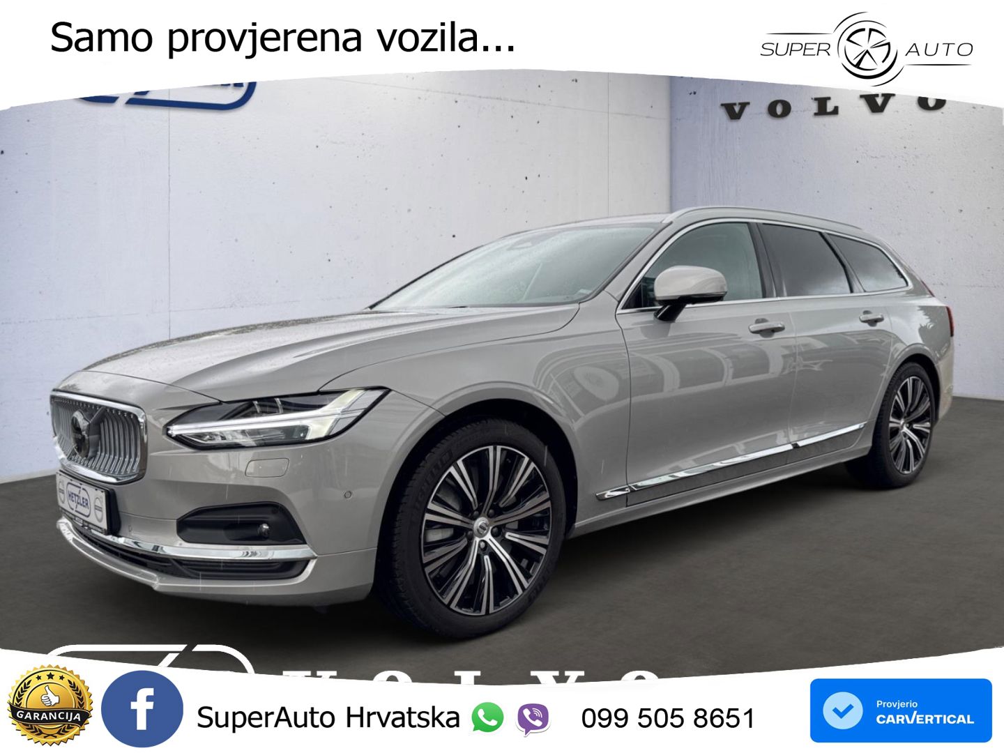 Volvo V90 2.0 B4 Automatic LED+GR SJED+ACC