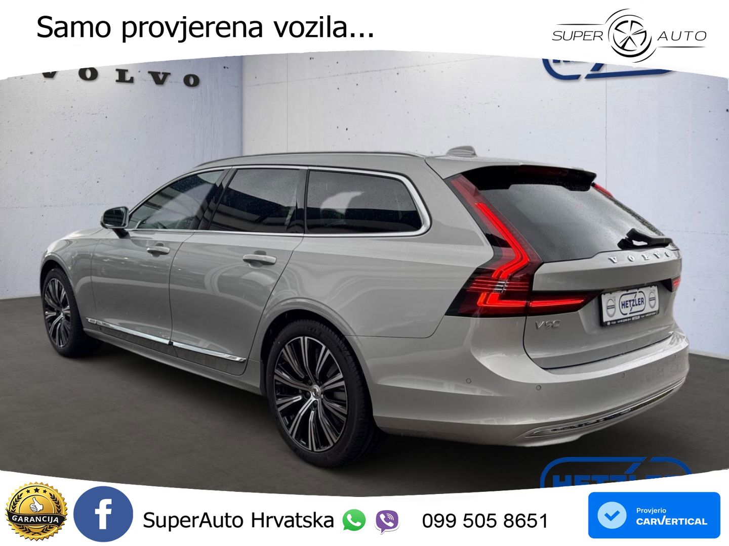 Volvo V90 2.0 B4 Automatic LED+GR SJED+ACC