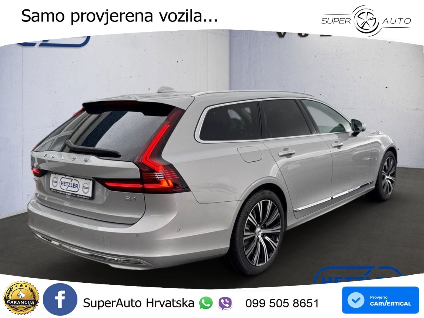 Volvo V90 2.0 B4 Automatic LED+GR SJED+ACC