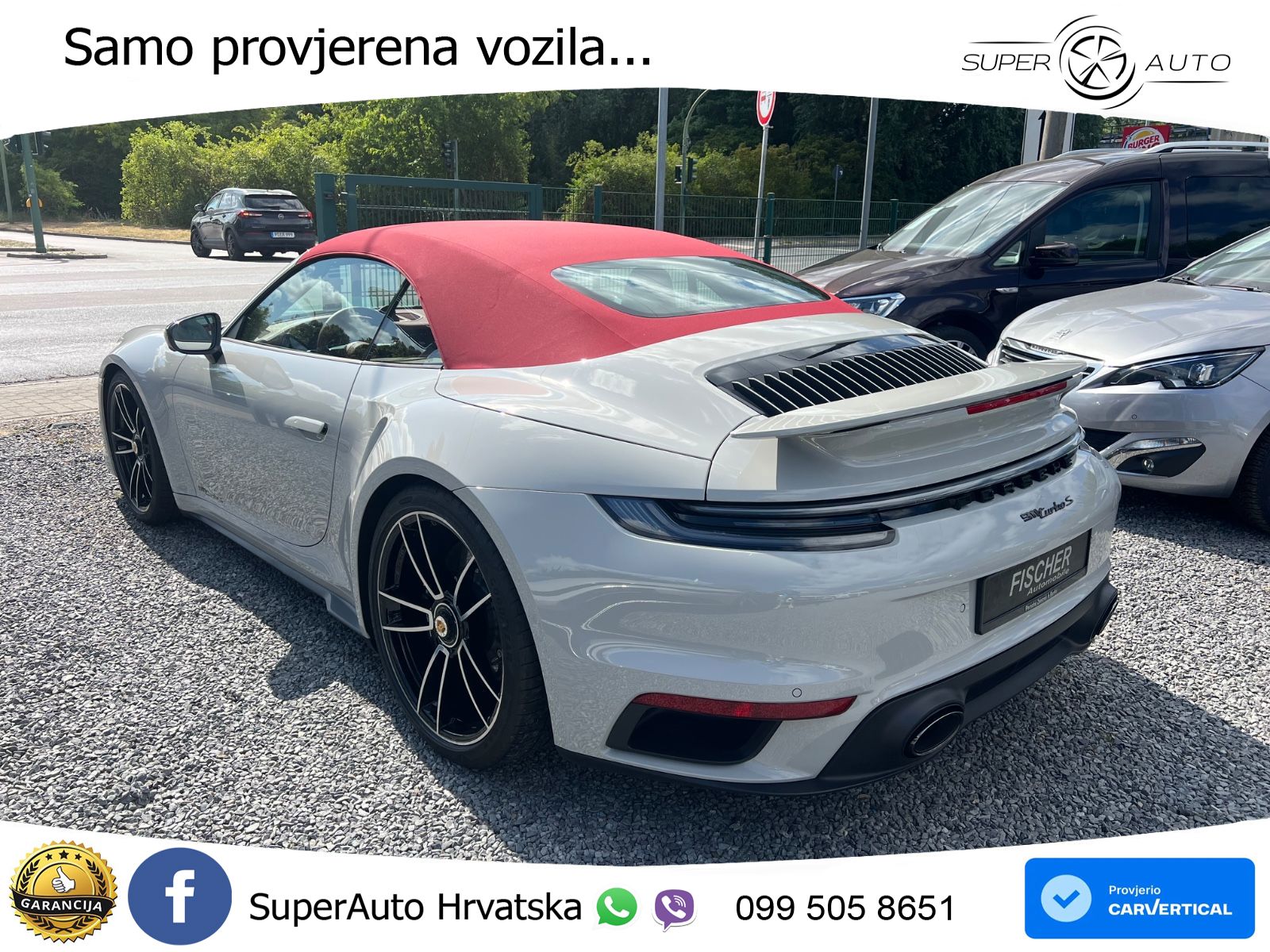 Porsche 911 Turbo S Cabriolet 3.8 (650 KS) PDK ZRAČNI+ACC+GR SJED+KAM