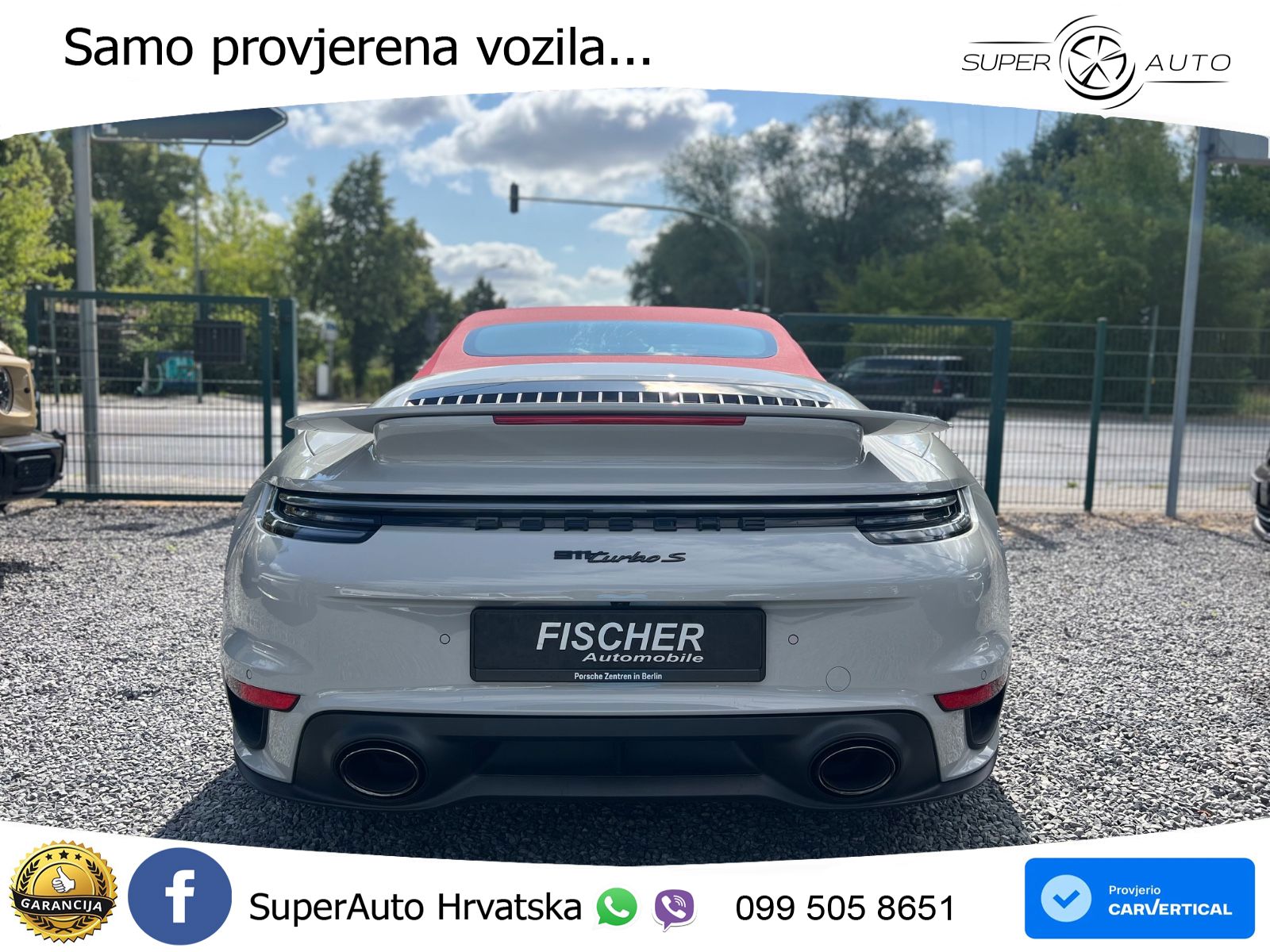 Porsche 911 Turbo S Cabriolet 3.8 (650 KS) PDK ZRAČNI+ACC+GR SJED+KAM