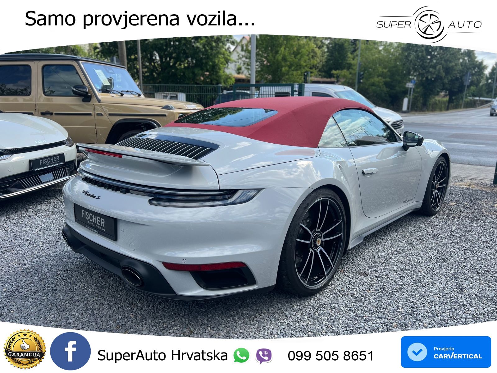 Porsche 911 Turbo S Cabriolet 3.8 (650 KS) PDK ZRAČNI+ACC+GR SJED+KAM