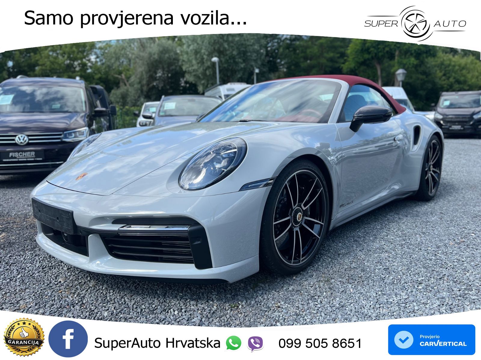 Porsche 911 Turbo S Cabriolet 3.8 (650 KS) PDK ZRAČNI+ACC+GR SJED+KAM