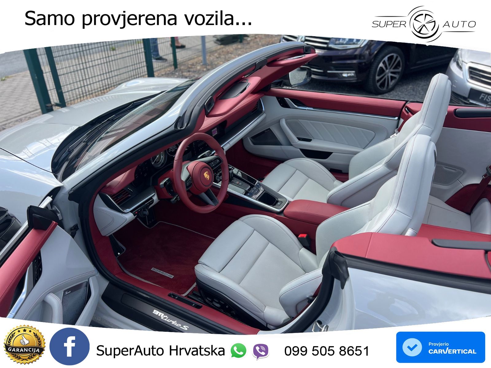 Porsche 911 Turbo S Cabriolet 3.8 (650 KS) PDK ZRAČNI+ACC+GR SJED+KAM