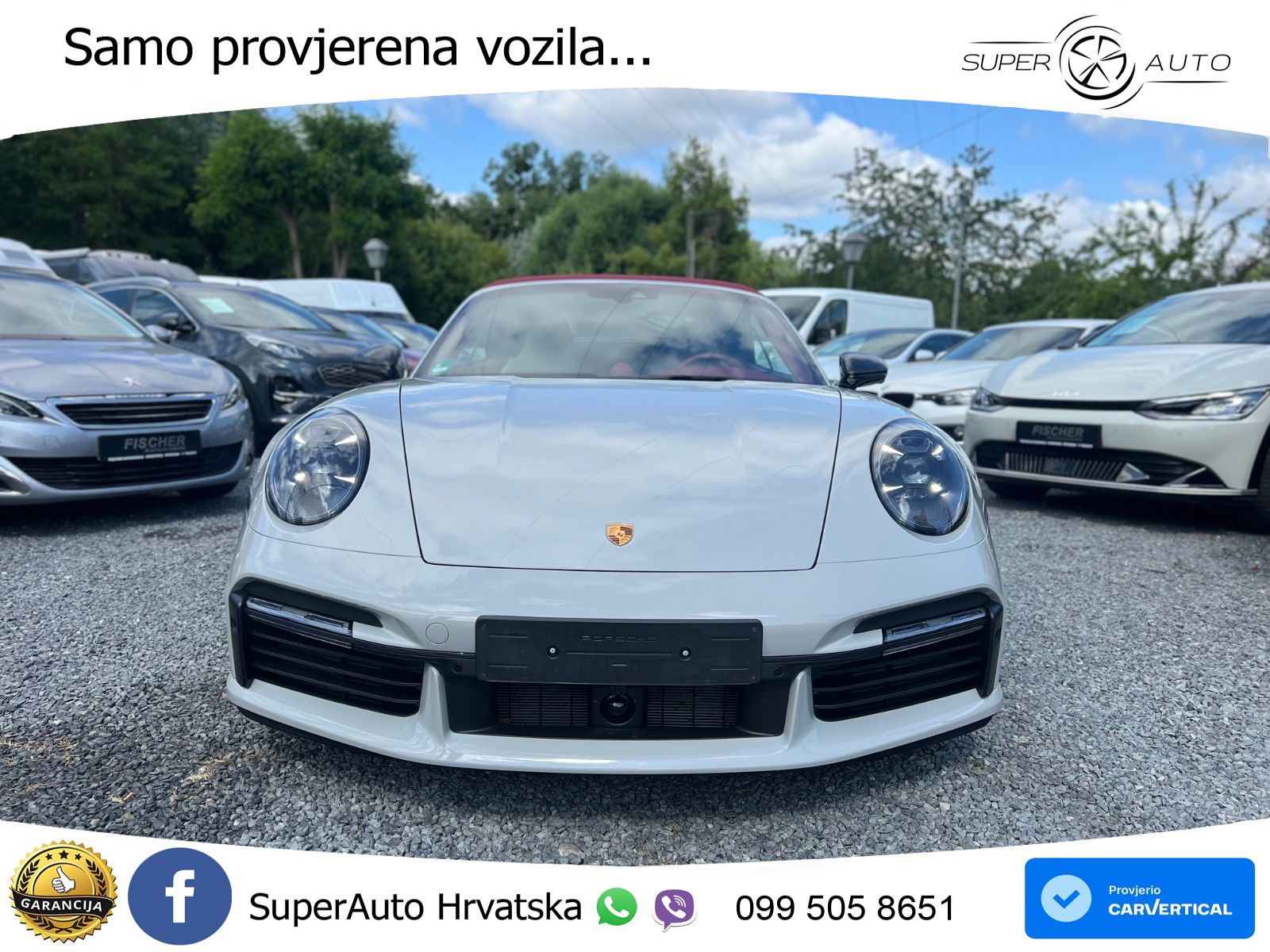 Porsche 911 Turbo S Cabriolet 3.8 (650 KS) PDK ZRAČNI+ACC+GR SJED+KAM