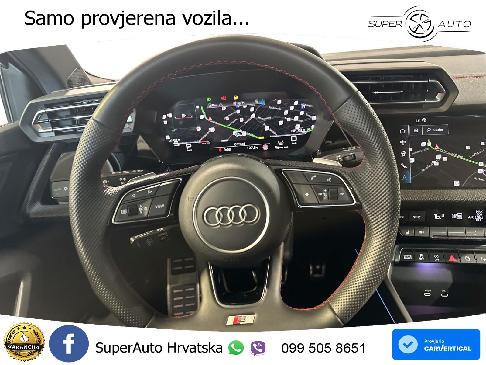 Audi A3 Sportback 40 TFSI (204 KS) quattro S tronic S line MATRIX+GR SJED+KAM