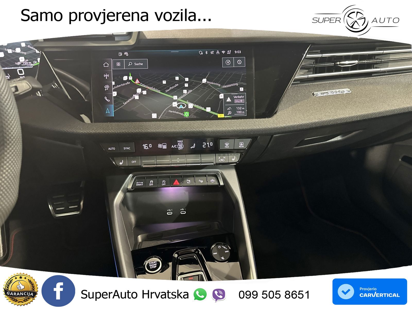 Audi A3 Sportback 40 TFSI (204 KS) quattro S tronic S line MATRIX+GR SJED+KAM