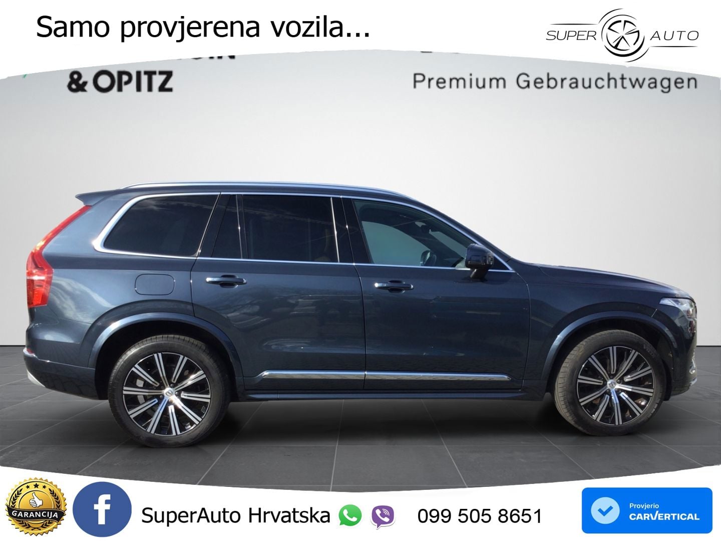 Volvo XC90 2.0 B5 Diesel AWD Automatic ZRAČNI+ACC+4xGR SJED+KAM