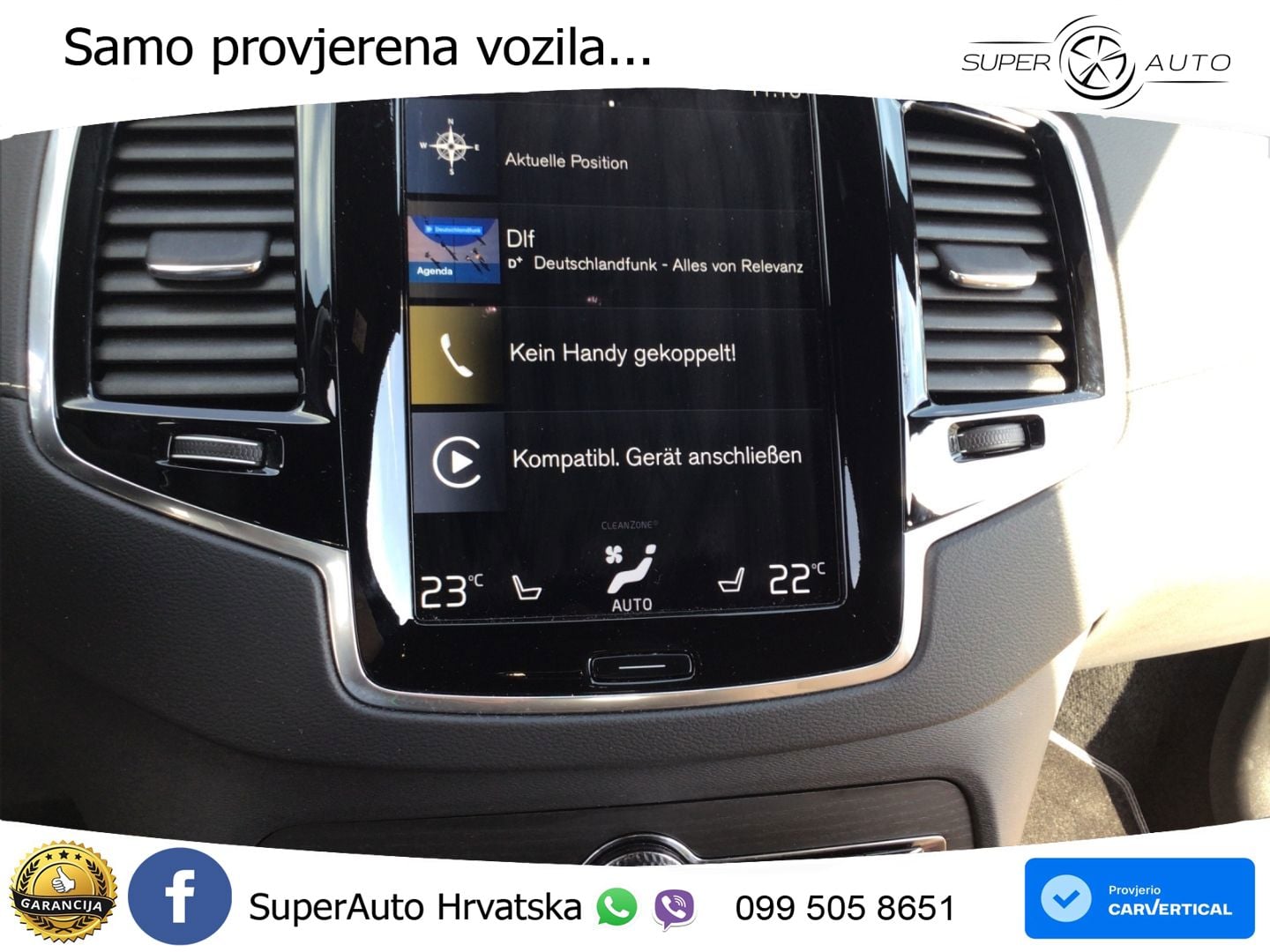 Volvo XC90 2.0 B5 Diesel AWD Automatic ZRAČNI+ACC+4xGR SJED+KAM