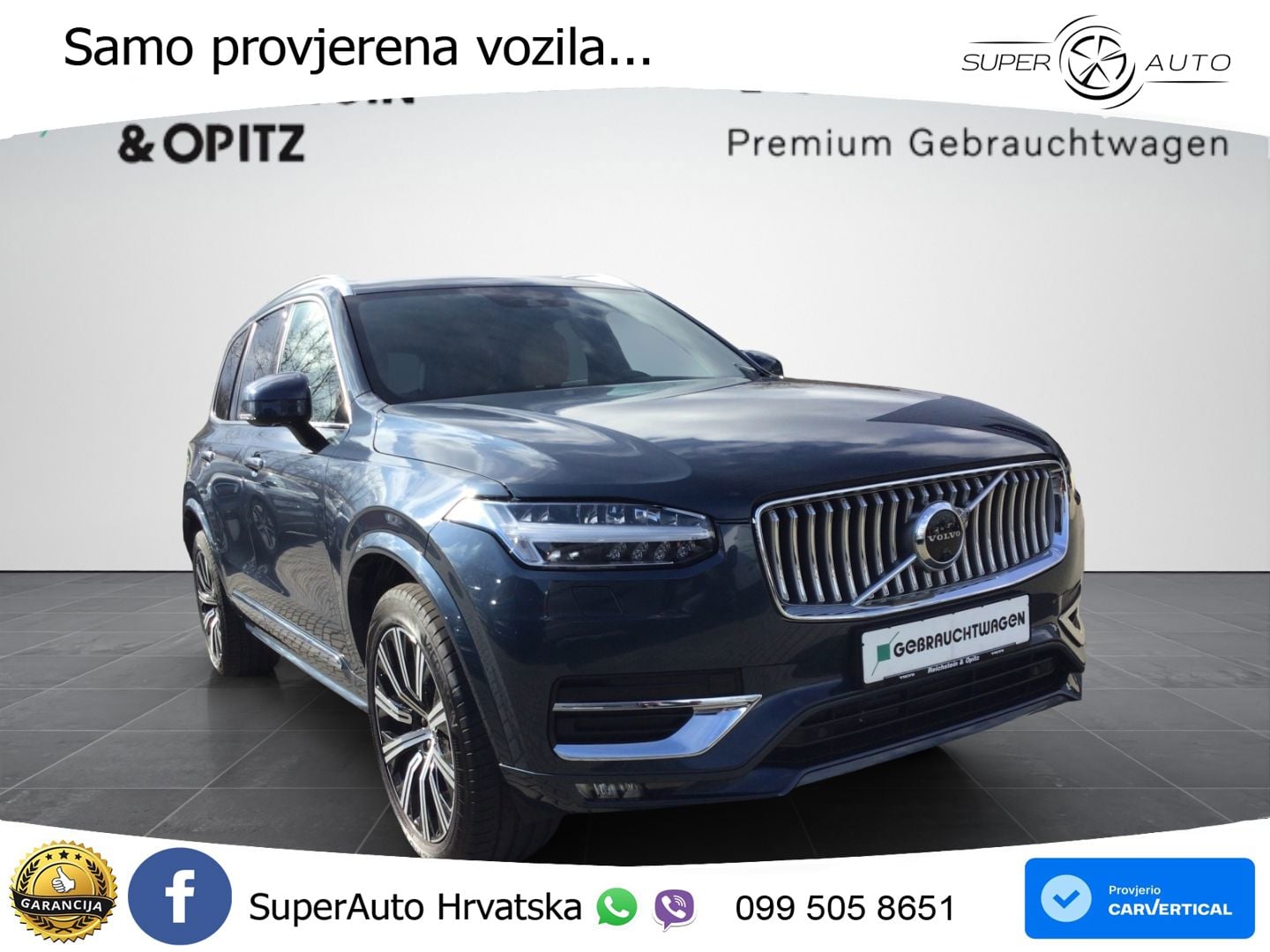 Volvo XC90 2.0 B5 Diesel AWD Automatic ZRAČNI+ACC+4xGR SJED+KAM