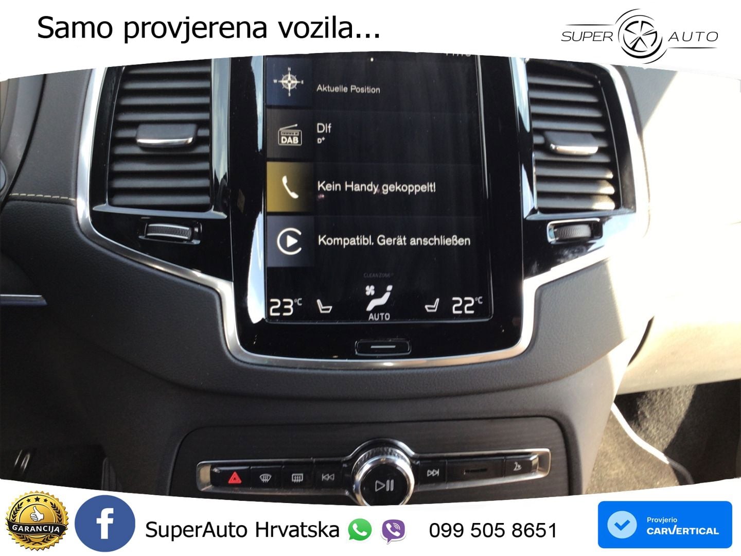 Volvo XC90 2.0 B5 Diesel AWD Automatic ZRAČNI+ACC+4xGR SJED+KAM