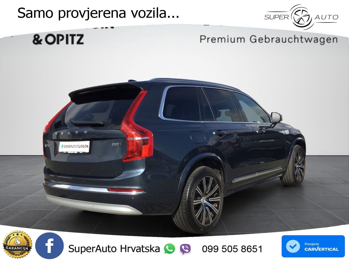Volvo XC90 2.0 B5 Diesel AWD Automatic ZRAČNI+ACC+4xGR SJED+KAM