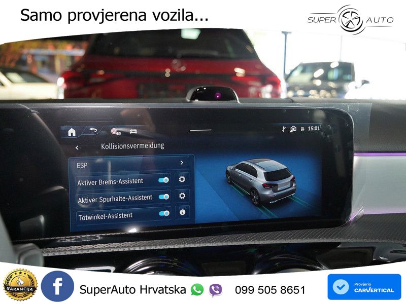 Mercedes-Benz A 220d 8G-DCT AMG ACC+GR SJED+360+PANO