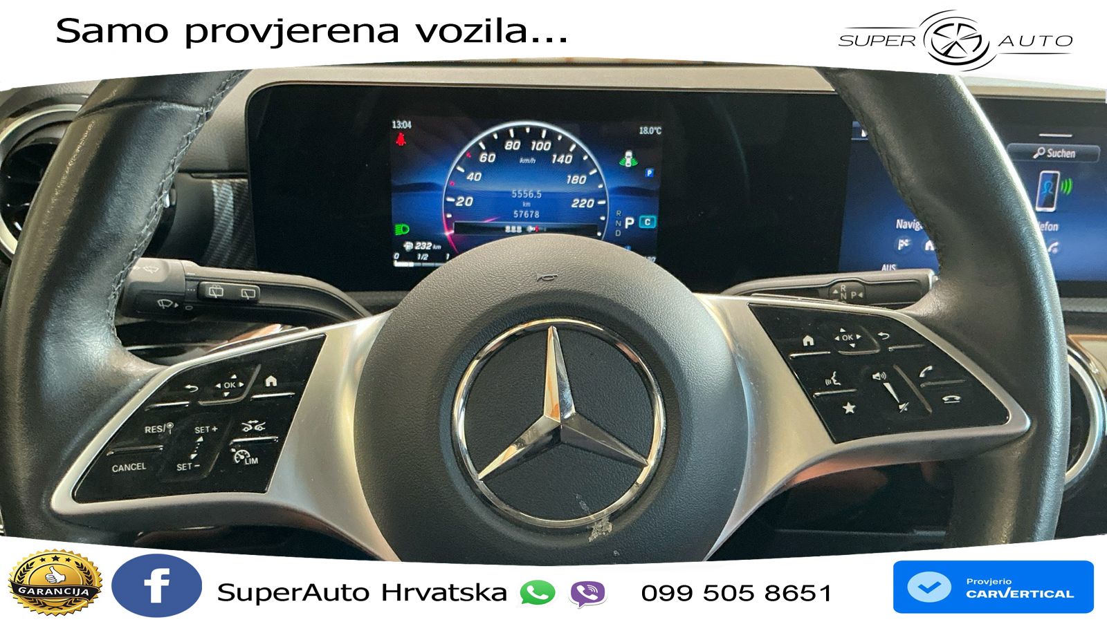 Mercedes-Benz A 180d 8G-DCT LED+GR SJED+ACC