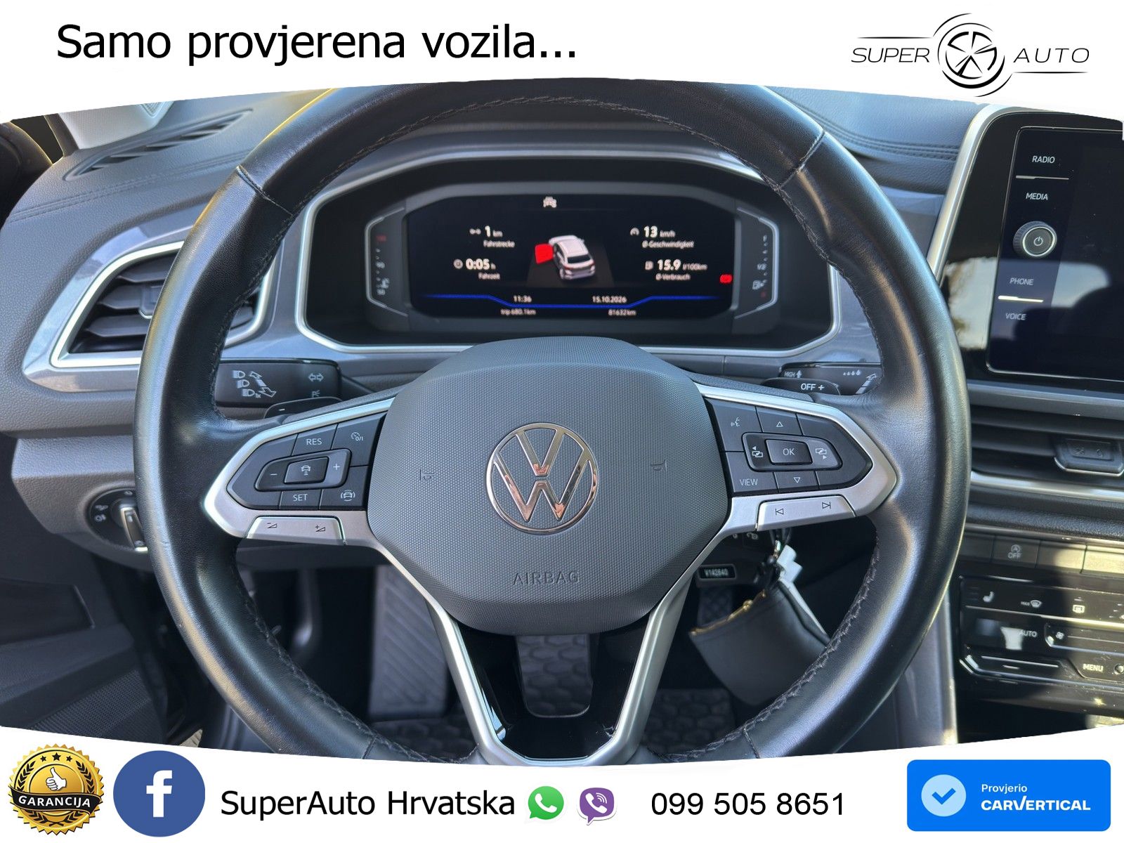 Volkswagen T-Roc 1.5 TSI (150 KS) DSG LED+GR SJED+ACC