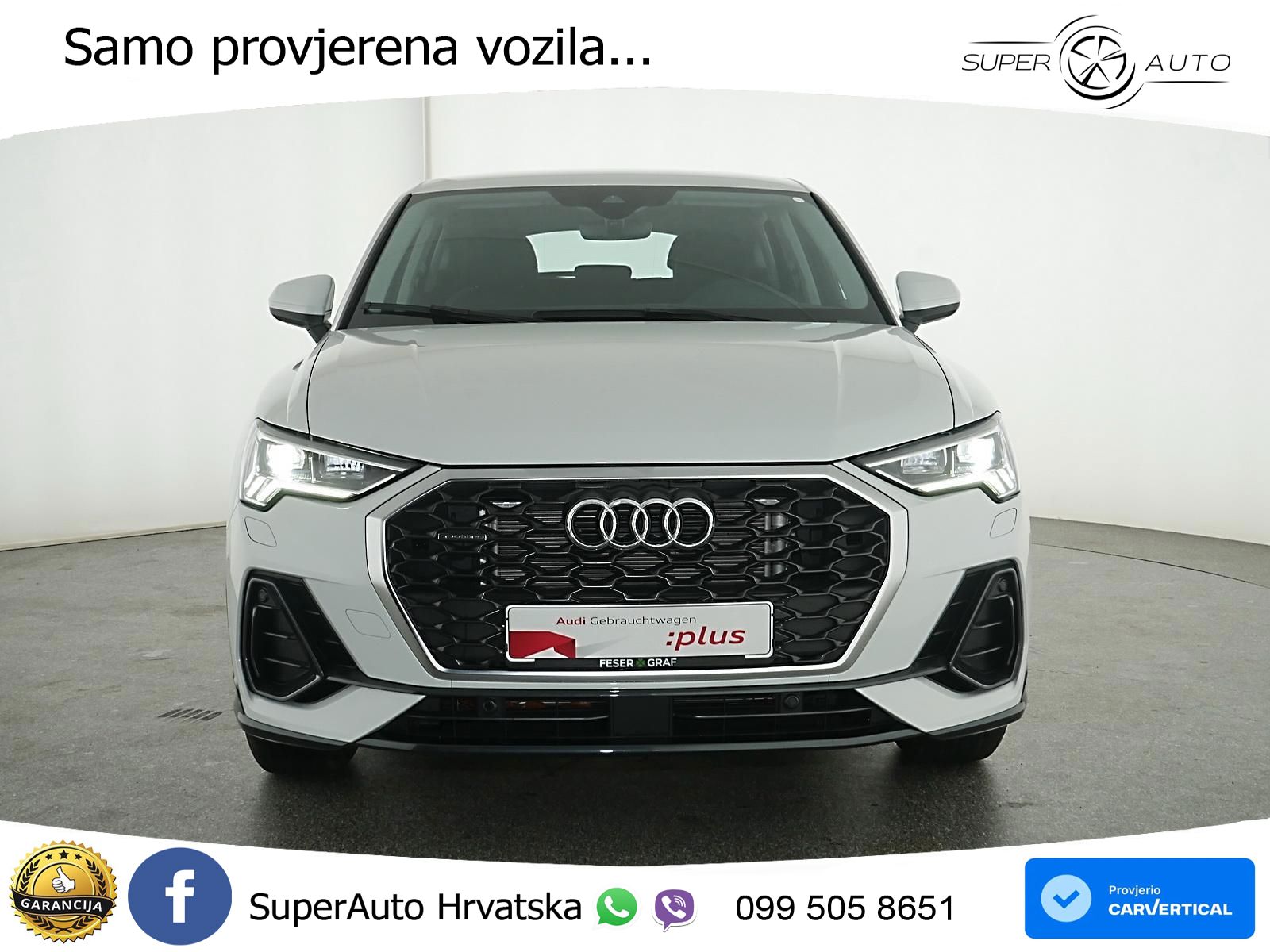 Audi Q3 Sportback 40 TDI (193 KS) quattro S tronic LED+GR SJED+ACC