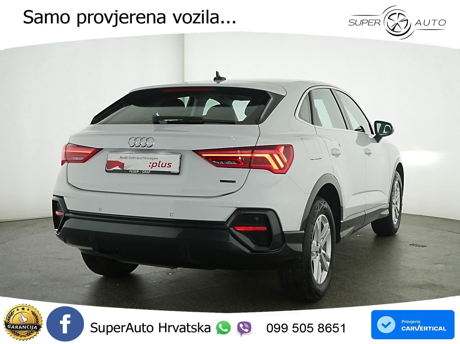 Audi Q3 Sportback 40 TDI (193 KS) quattro S tronic LED+GR SJED+ACC