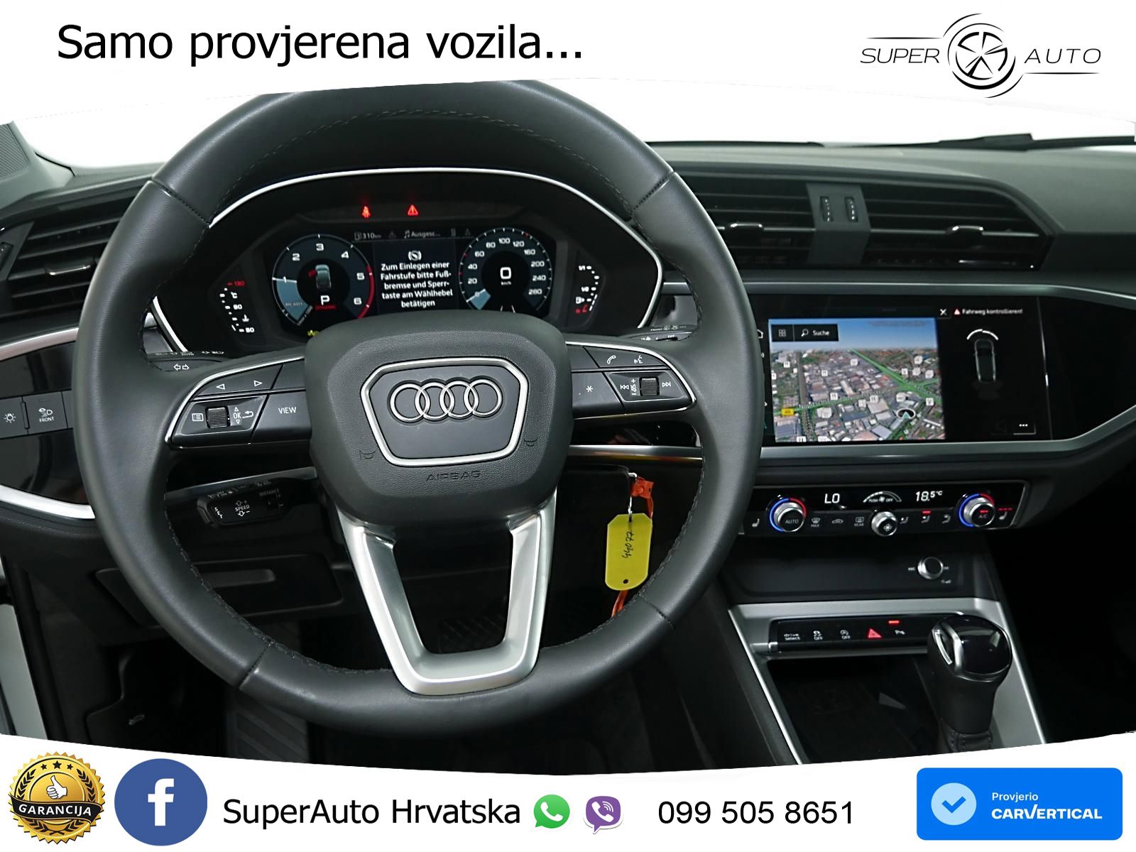 Audi Q3 Sportback 40 TDI (193 KS) quattro S tronic LED+GR SJED+ACC