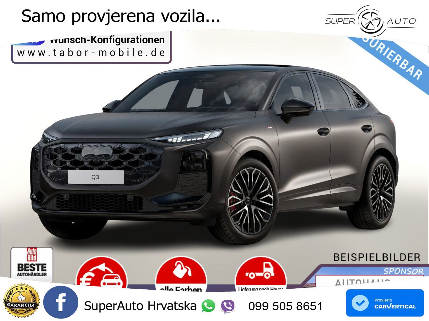 Audi Q3 III Sportback 2.0 TFSI (265 KS) quattro S tronic