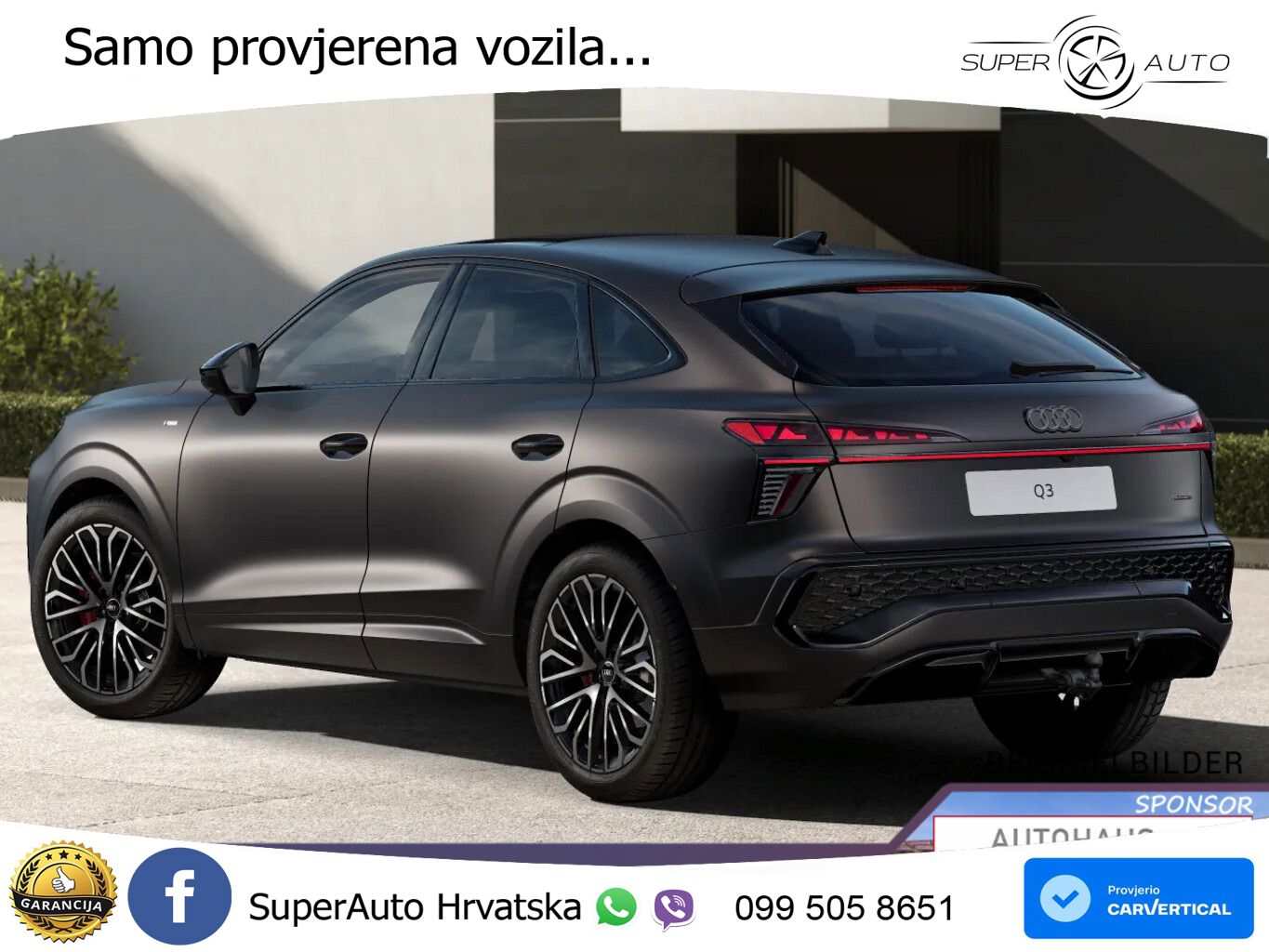 Audi Q3 III Sportback 2.0 TFSI (265 KS) quattro S tronic