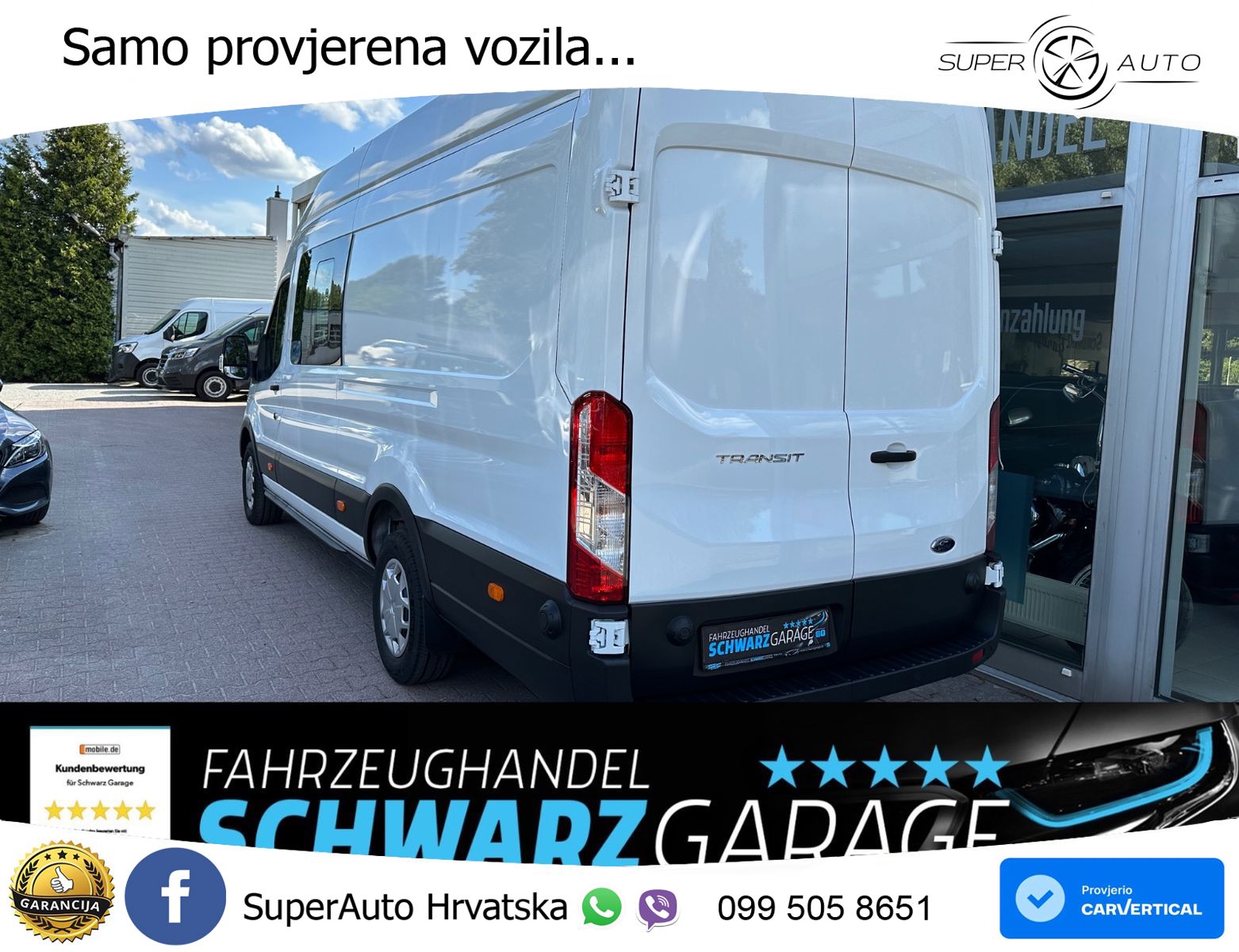 Ford Transit Kasten 350 L4 Trend*DoKa*KAMERA*DAB* 170 KS