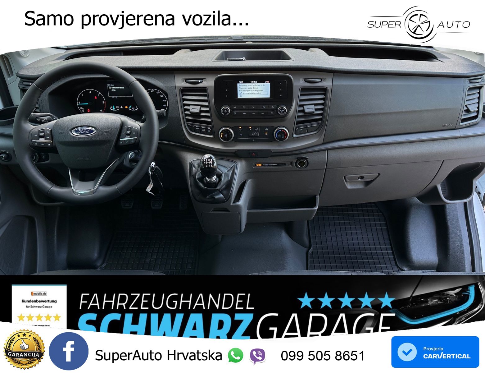 Ford Transit Kasten 350 L4 Trend*DoKa*KAMERA*DAB* 170 KS