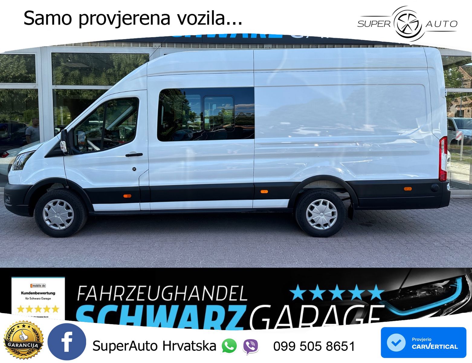 Ford Transit Kasten 350 L4 Trend*DoKa*KAMERA*DAB* 170 KS