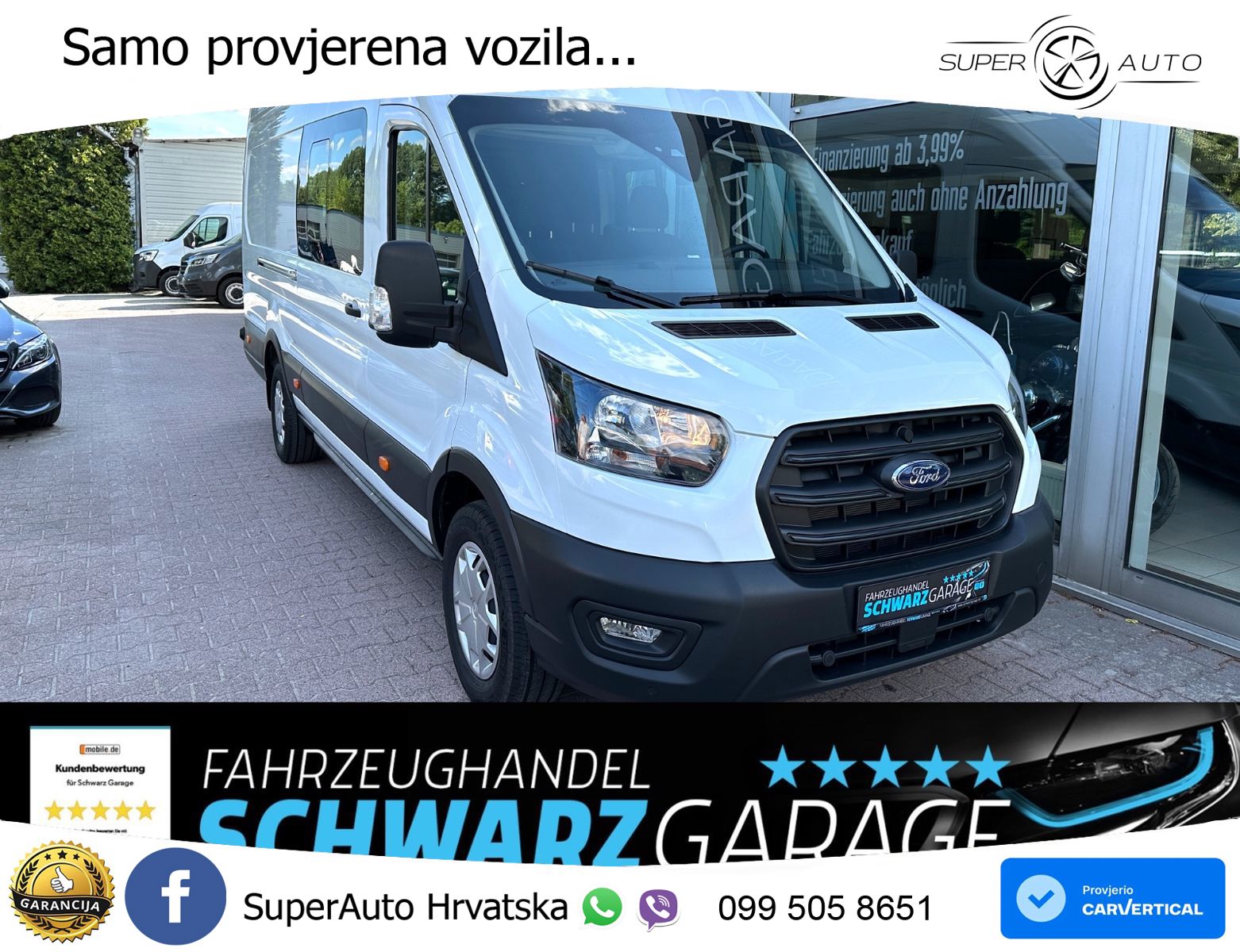 Ford Transit Kasten 350 L4 Trend*DoKa*KAMERA*DAB* 170 KS