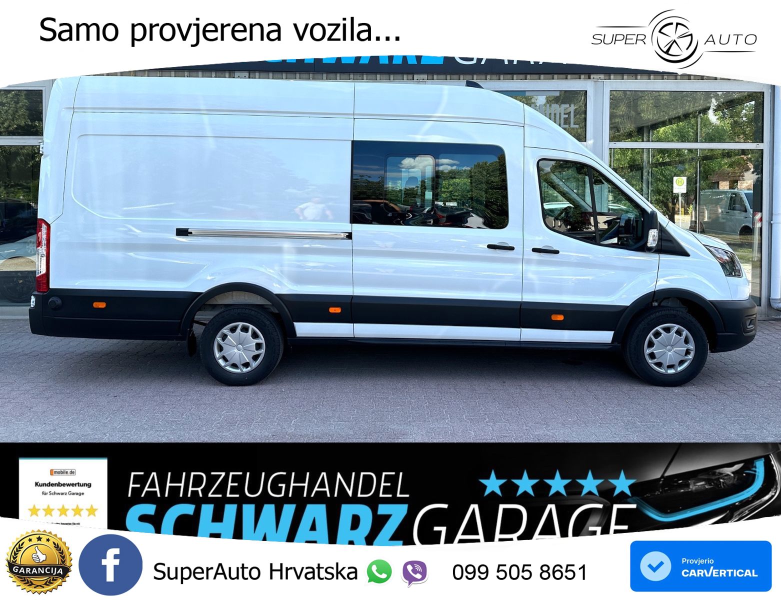 Ford Transit Kasten 350 L4 Trend*DoKa*KAMERA*DAB* 170 KS