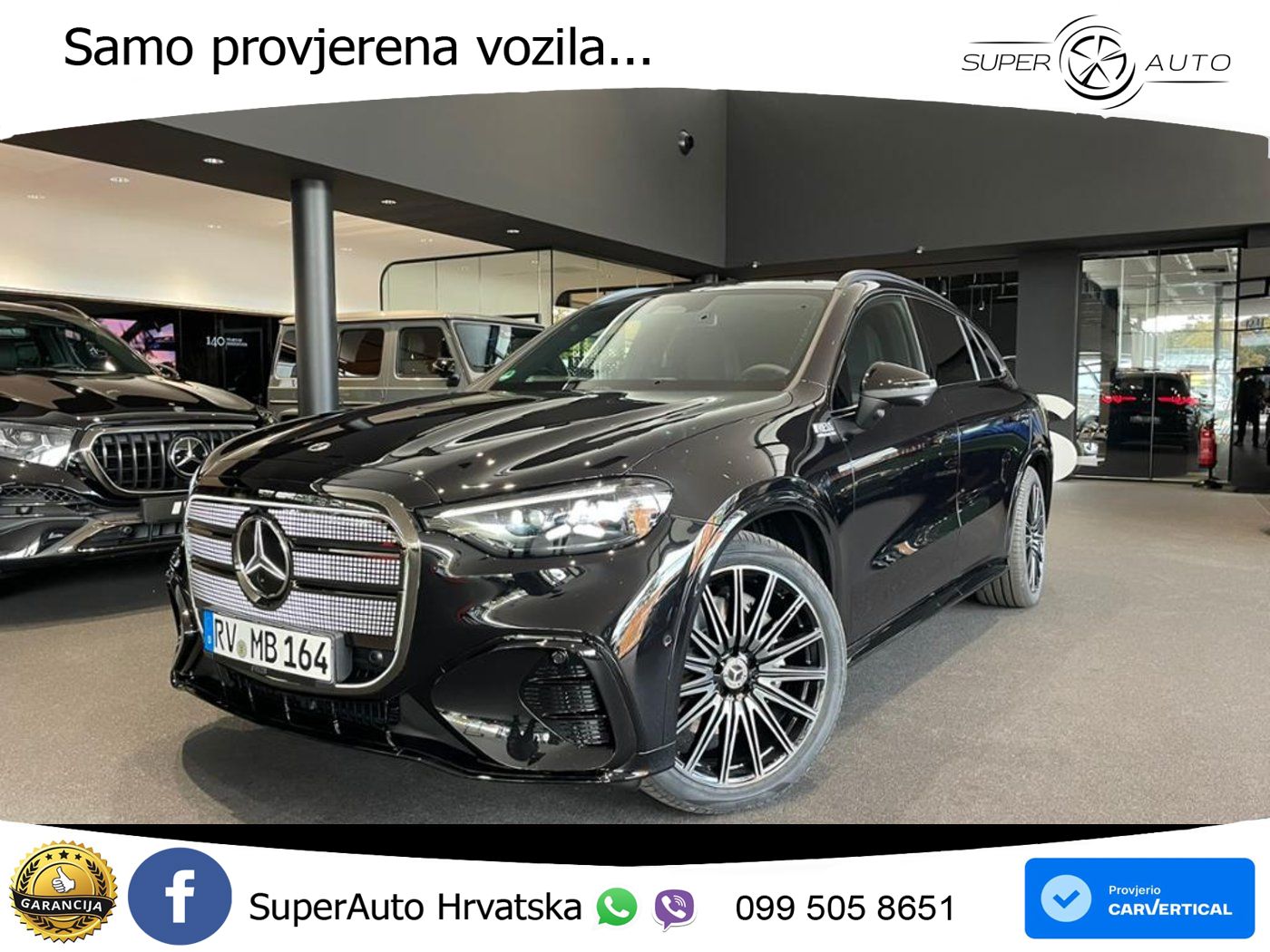 Mercedes GLC 400 94 kWh (489 KS) 4MATIC EQ Technology AMG ZRAČNI+ACC+GR SJED+KAM+PANO