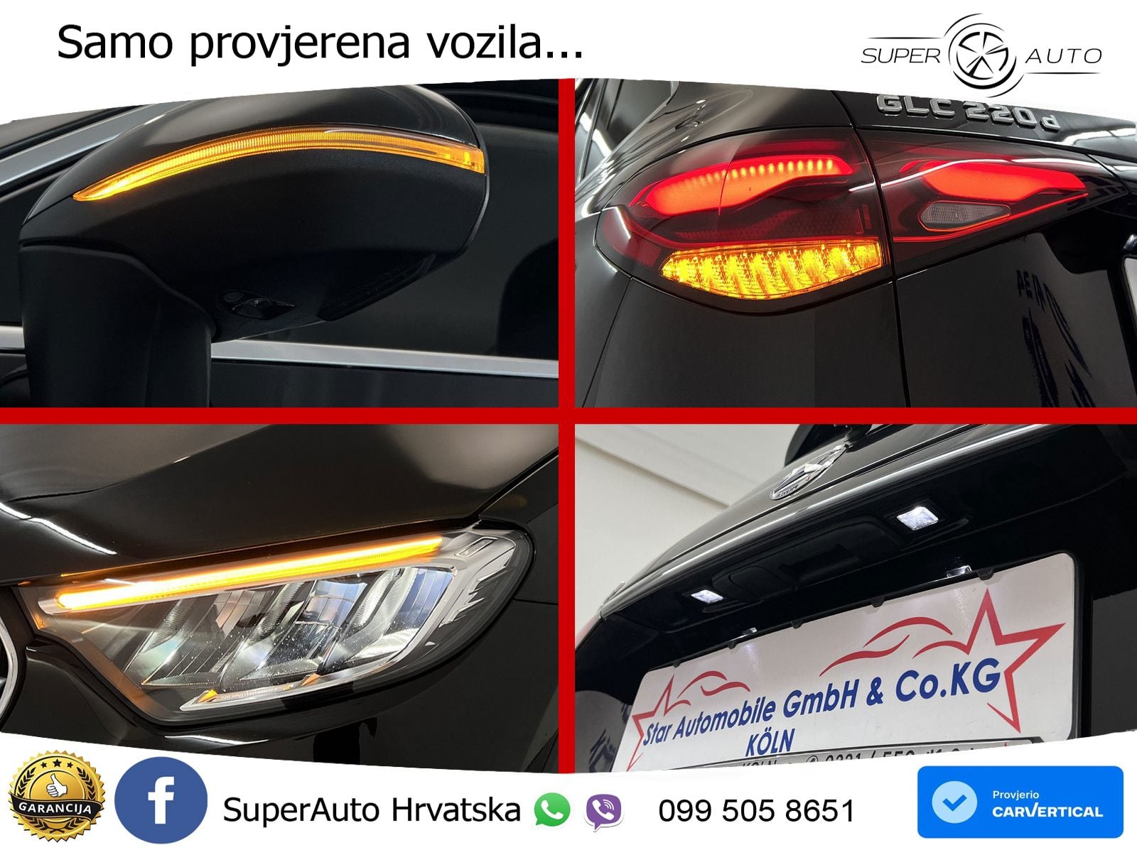 Mercedes GLC 220d (197 KS) 4MATIC 9G-TRONIC LED+GR SJED+ACC