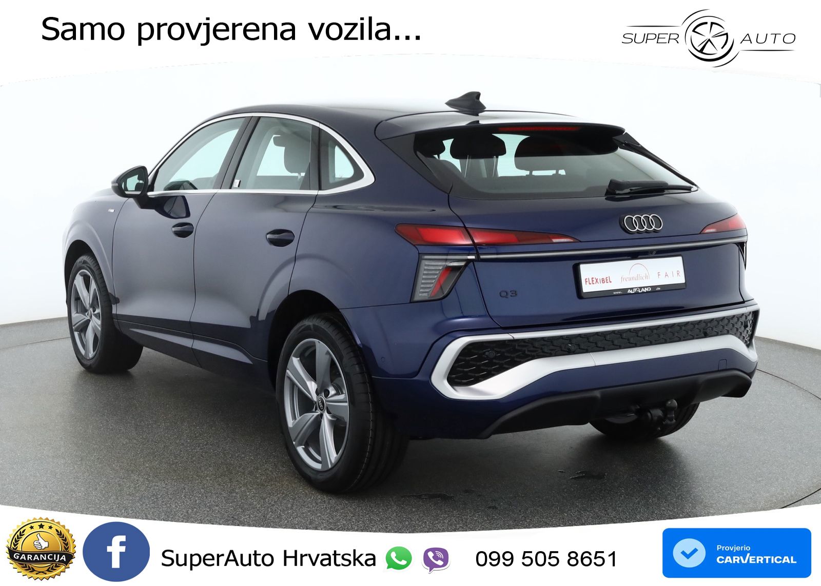 Audi Q3 III Sportback 1.5 TFSI (150 KS) S tronic S line LED+GR SJED+ACC