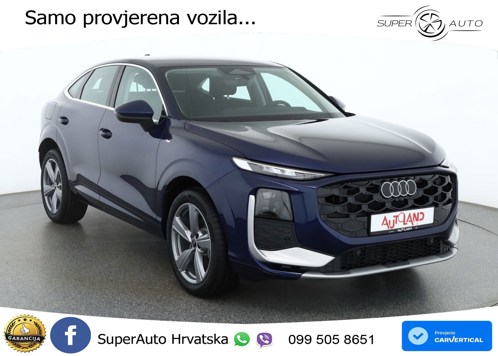Audi Q3 III Sportback 1.5 TFSI (150 KS) S tronic S line LED+GR SJED+ACC