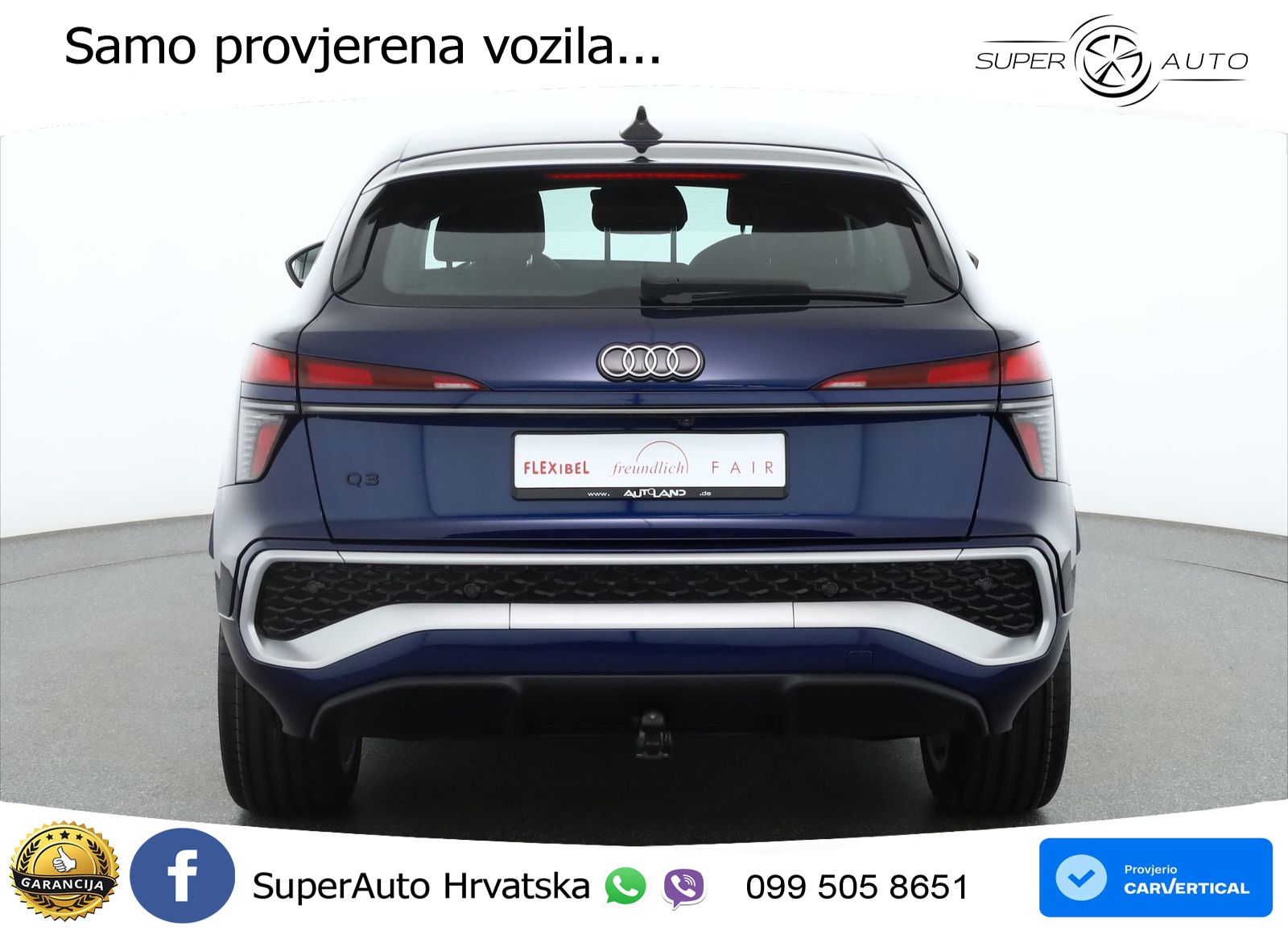 Audi Q3 III Sportback 1.5 TFSI (150 KS) S tronic S line LED+GR SJED+ACC