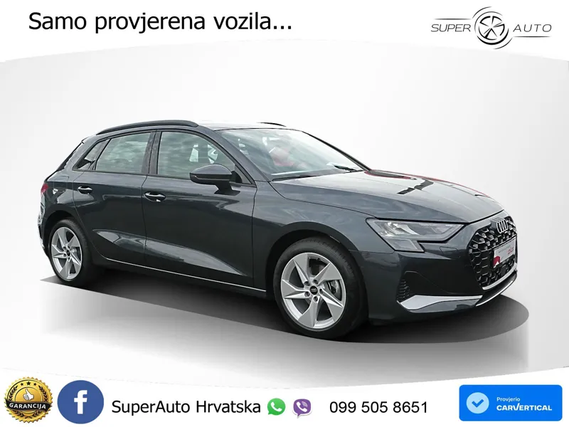 Audi A3 30 TDI (116 KS) advanced LED+GR SJED+ACC