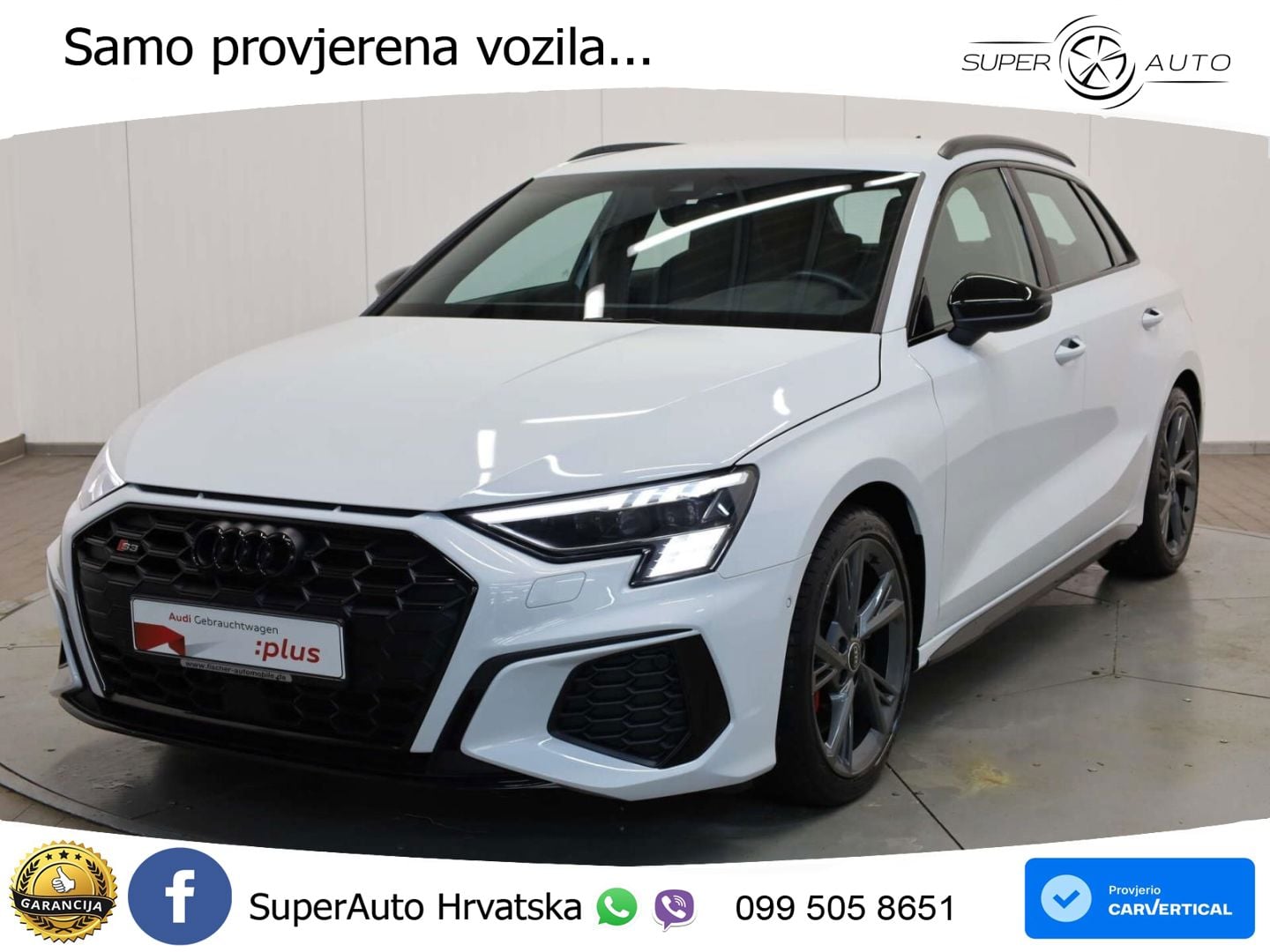 Audi S3 2.0 TFSI (310 KS) quattro S tronic MATRIX+GR SJED+KAM