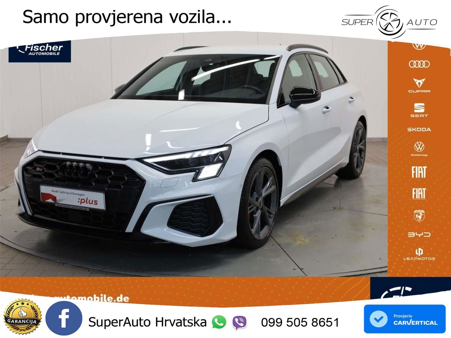 Audi S3 2.0 TFSI (310 KS) quattro S tronic MATRIX+GR SJED+KAM