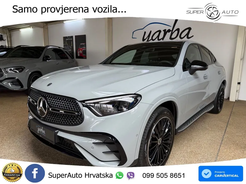 Mercedes GLC Coupe 300de (333 KS) 4MATIC 9G-TRONIC AMG ZRAČNI+ACC+GR SJED+KAM+PANO