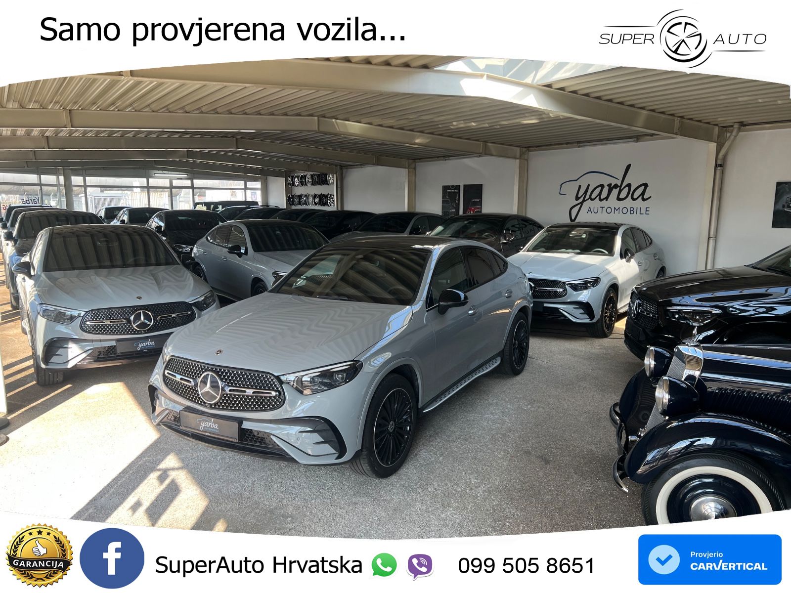 Mercedes GLC Coupe 300de (333 KS) 4MATIC 9G-TRONIC AMG ZRAČNI+ACC+GR SJED+KAM+PANO