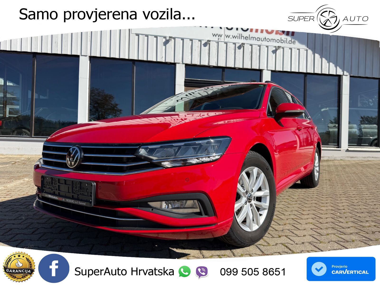 Volkswagen Passat Variant 2.0 TDI (122 KS) DSG Business LED+GR SJED+ACC
