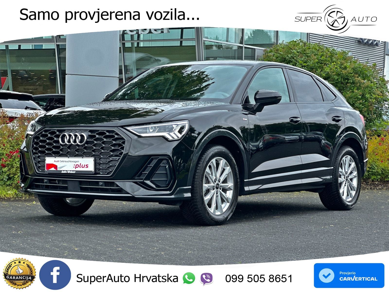 Audi Q3 Sportback 35 TFSI (150 KS) S tronic S line LED+GR SJED+ACC