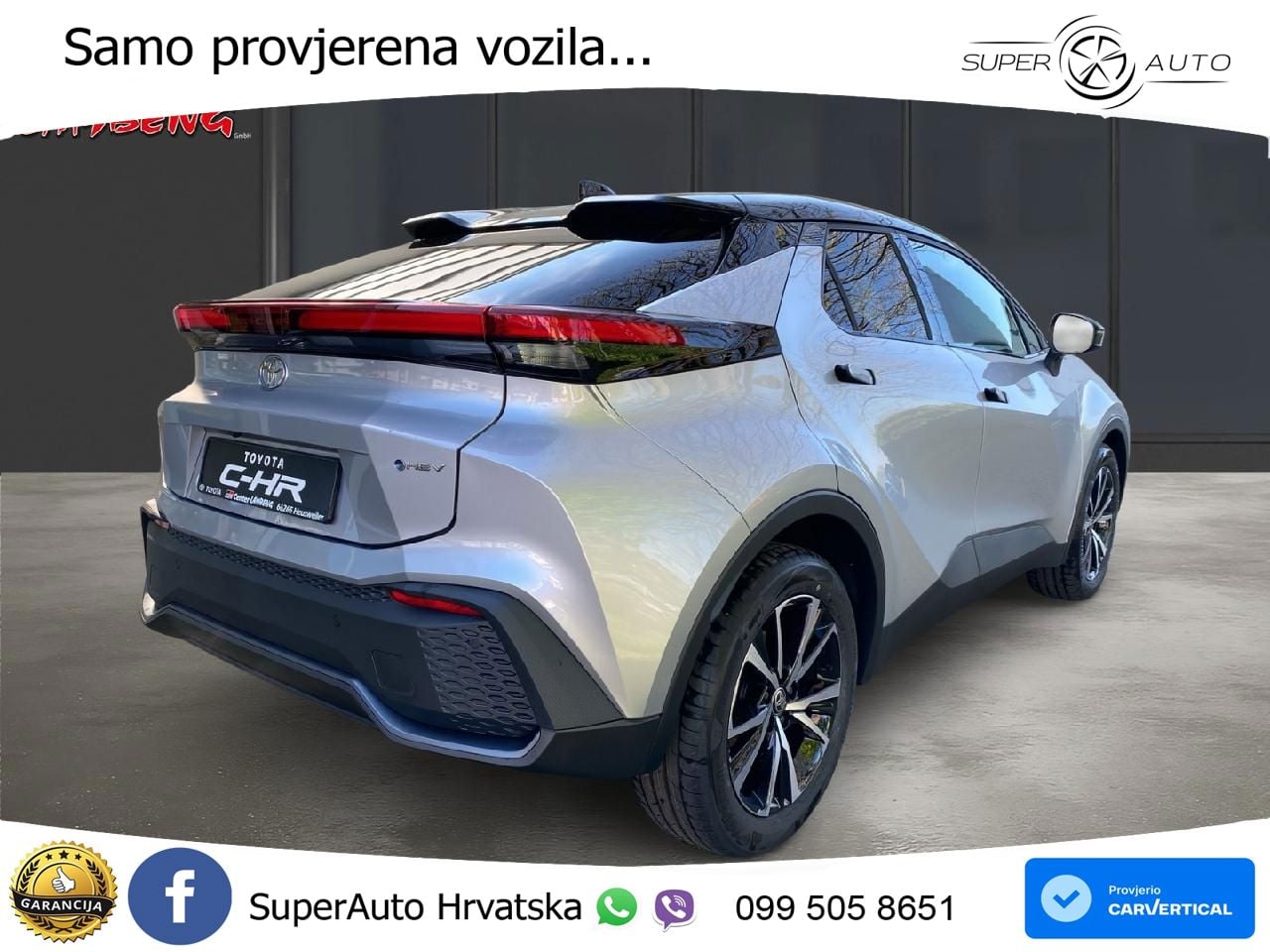 Toyota C-HR 1.8 (140 KS) Hybrid e-CVT Teamplayer LED+GR SJED+ACC