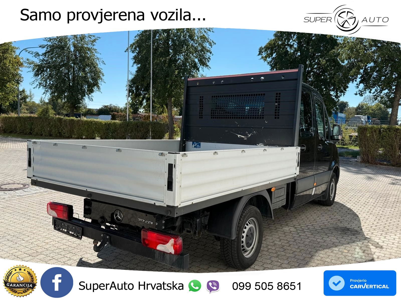 Mercedes-Benz Sprinter 317 CDI MR Standard Doka 7-Sitzer Klima 170 KS