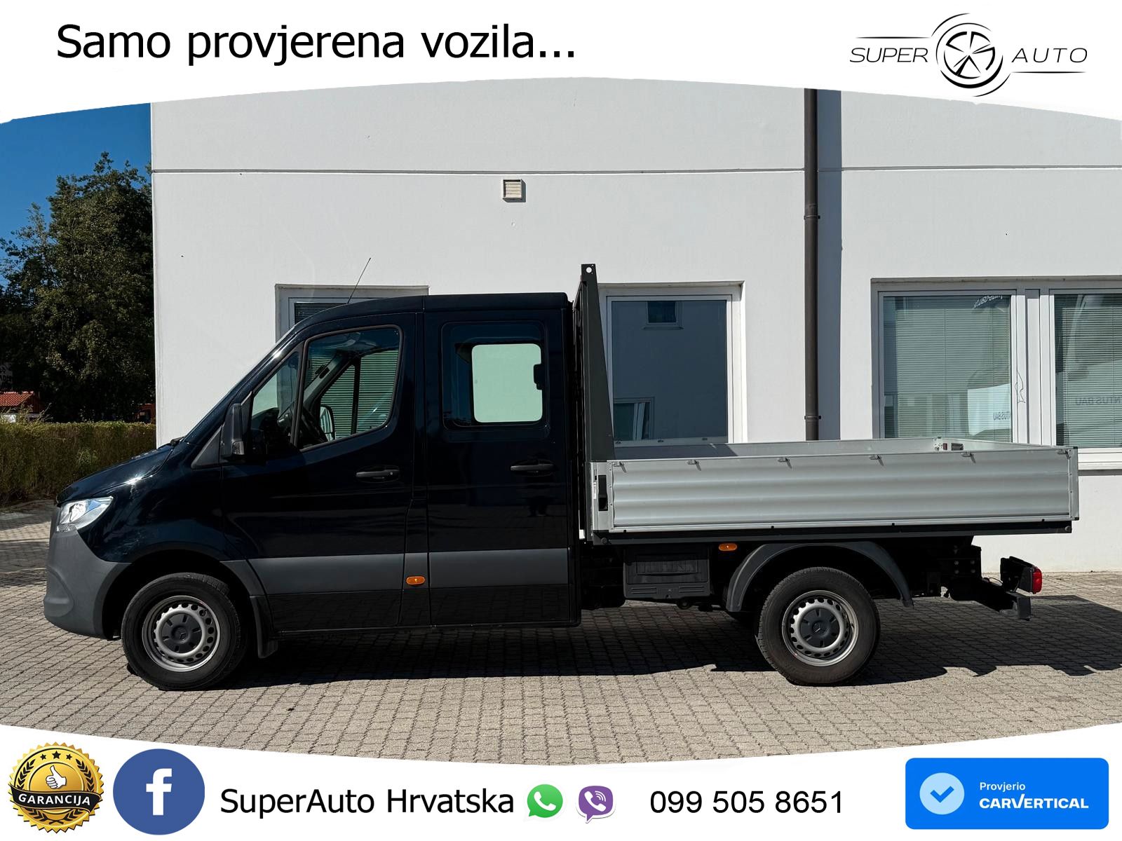 Mercedes-Benz Sprinter 317 CDI MR Standard Doka 7-Sitzer Klima 170 KS
