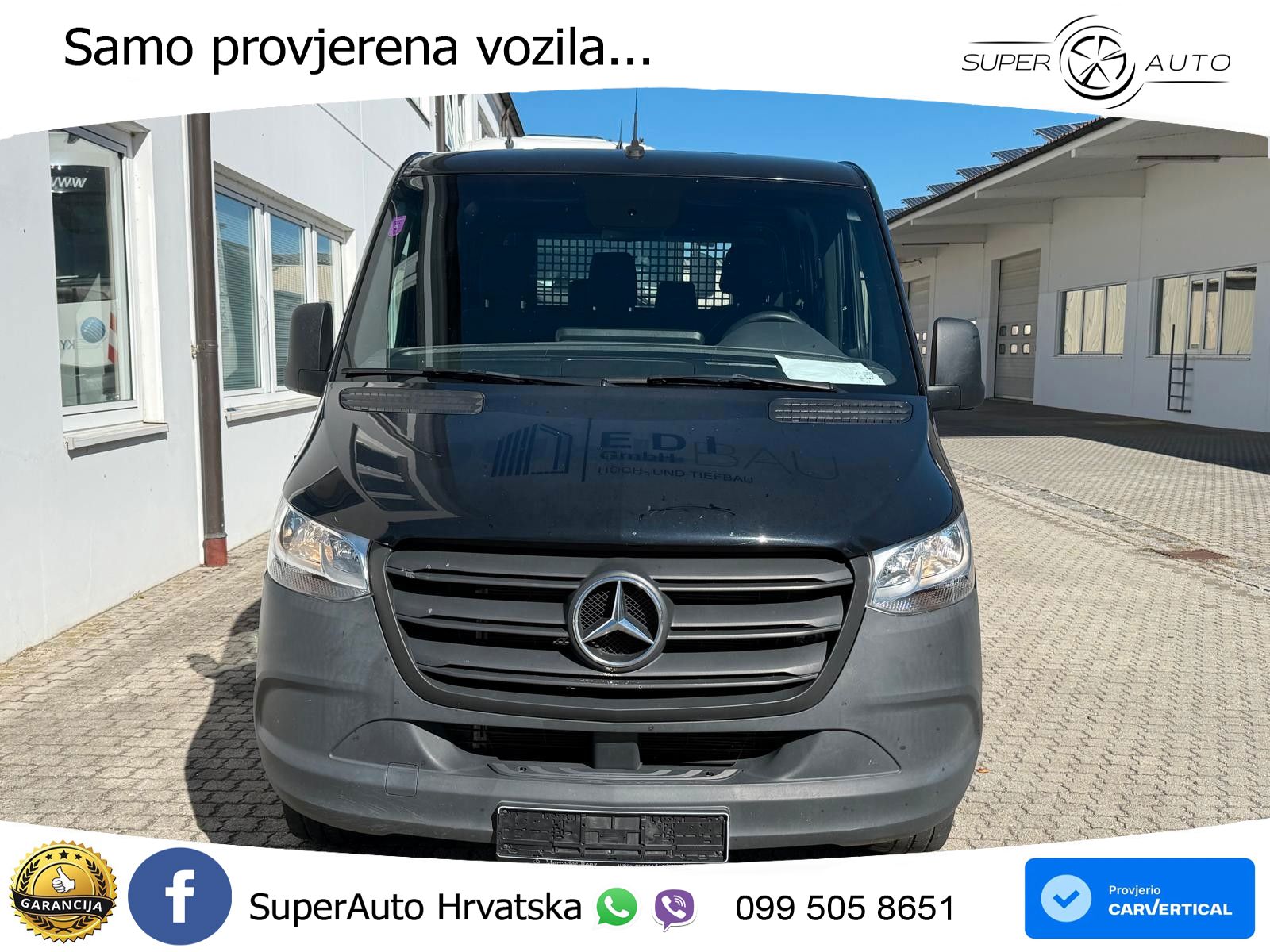 Mercedes-Benz Sprinter 317 CDI MR Standard Doka 7-Sitzer Klima 170 KS